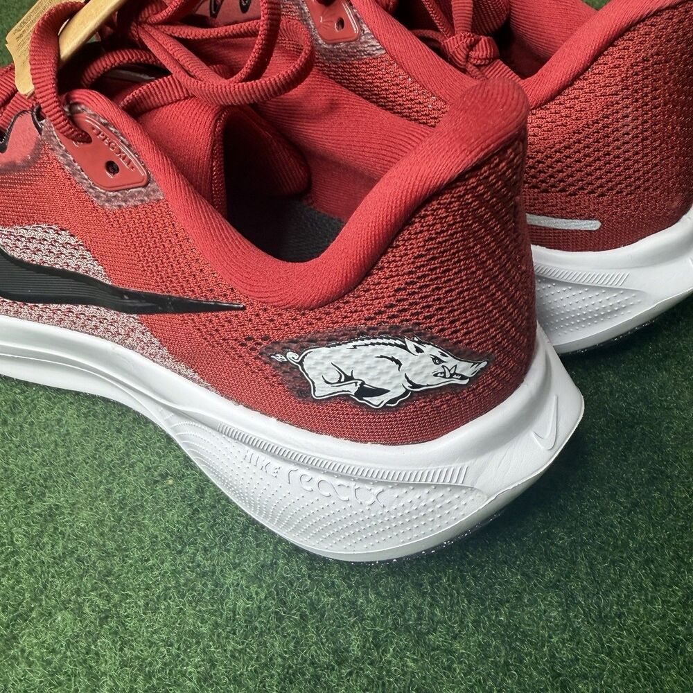 Sz 10 Nike Air Zoom Pegasus 41 Arkansas Razorbacks IB3246 600 Men’s - Picture 3 of 11